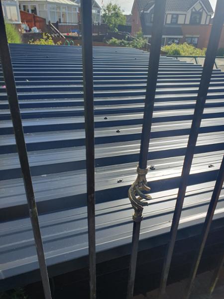 Box profile roofing sheets