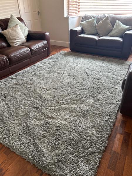 Grey rug