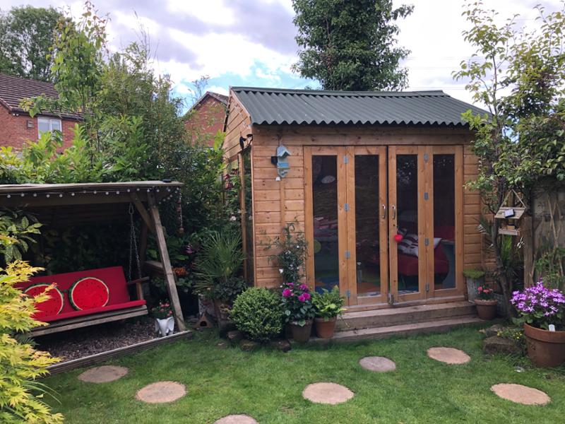 D I Y shed roof