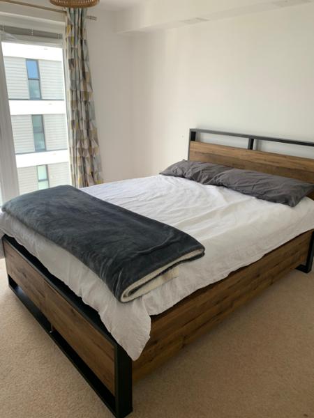 Bronx Oak Effect Bed - MAGNIFICENT.  All I need for a wonderful bed