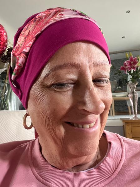 Beautiful chemo cap and scarves gift box