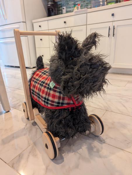 Scottie Dog Push Along