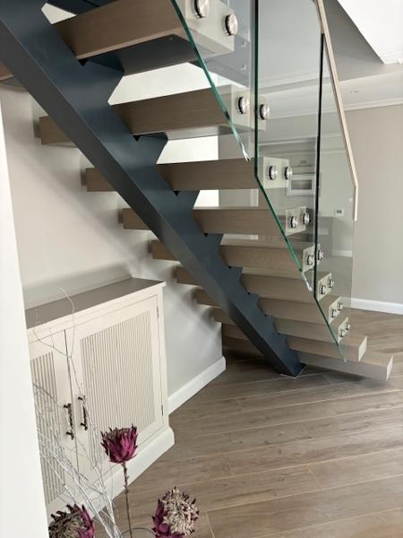 Superb Open back staircase to give our refurbished house a Wow Factor!