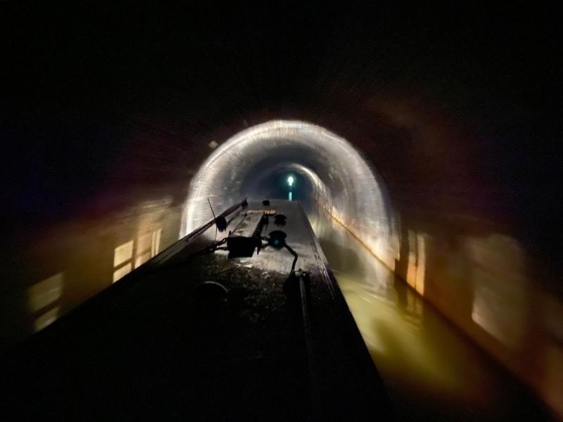 Easy, relaxed, in wonderful countryside and through two stunning tunnels.