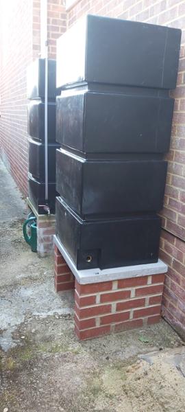 450l Slimline Wall Tank