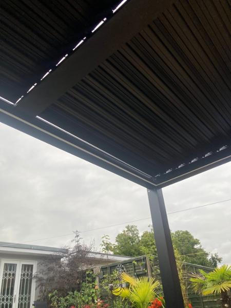LED diffuser for Aluminium Pergola