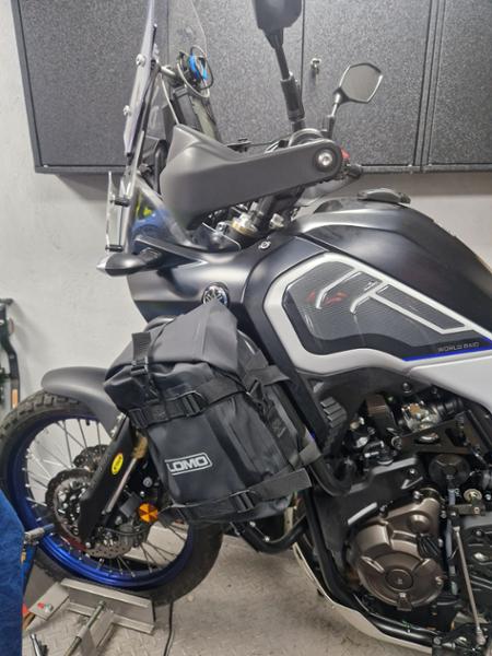 Very good adventure bike engine bar bags