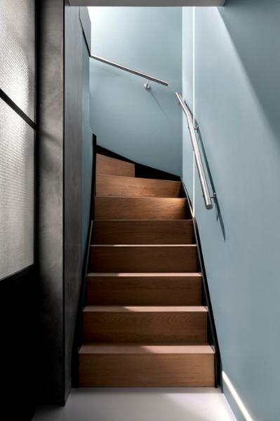 Modern stairs cases in 100 year central London home