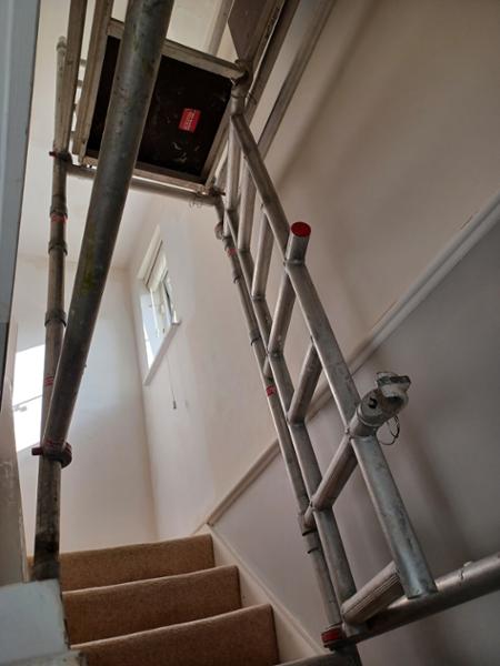 Stair scaffold hire