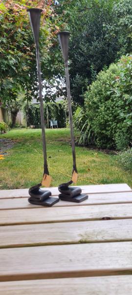 Hand Forged Iron Candle Sticks