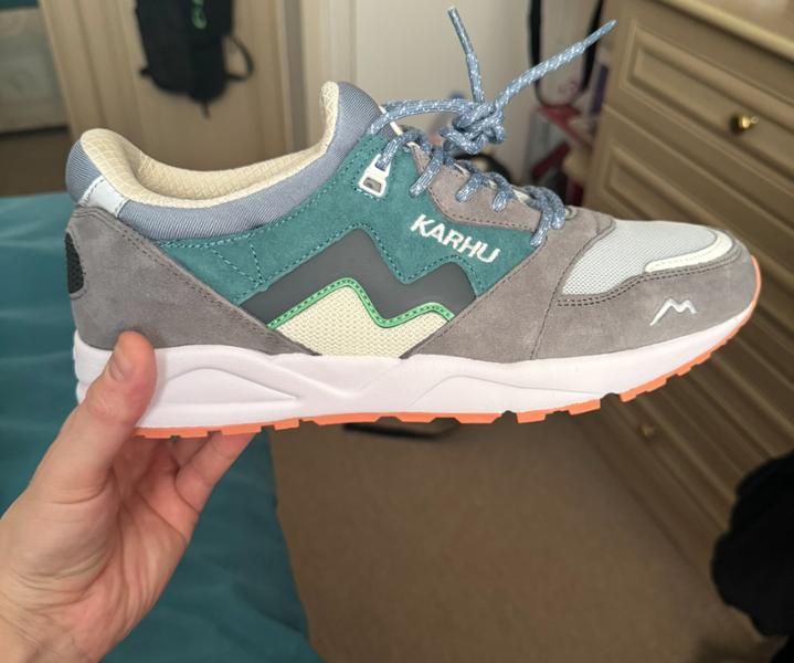 Karhu Aria 95 Trainers - Steel/Brittany Blue