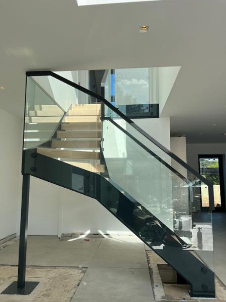 Beautiful staircase supplied to Greenhill Construction SW Ltd in Corston