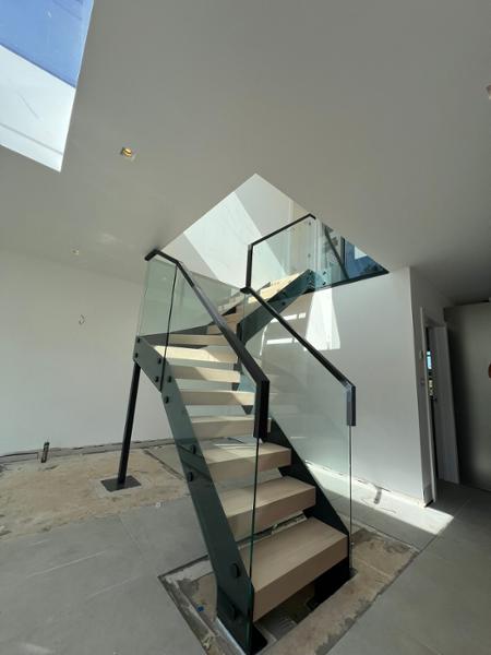 Beautiful staircase supplied to Greenhill Construction SW Ltd in Corston