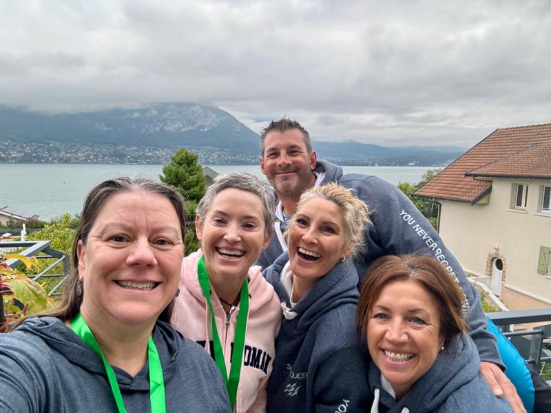 Amazing swim and crew at Lake Annecy