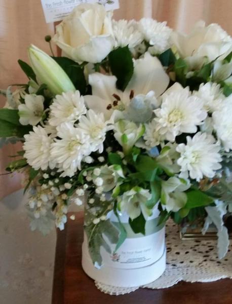 Flowers to lift spirits (Funeral arrangement)