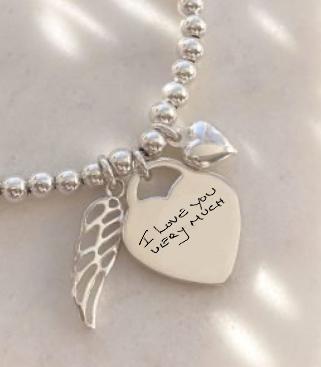 Beautiful personalised bracelet