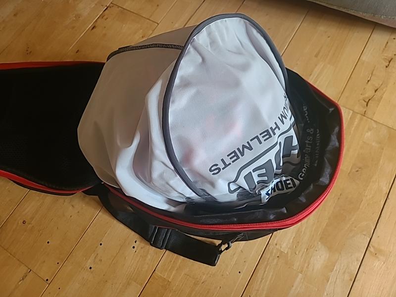 A decent helmet bag for ease and added protection when travelling