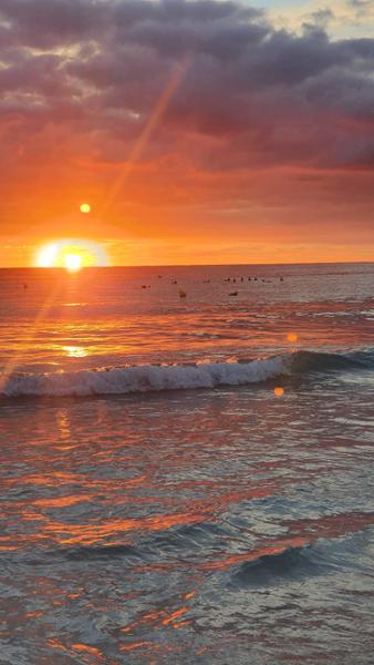 Sun, sand and sea swimming. Just perfect!