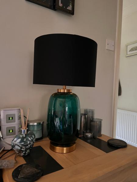 Beautiful glass lamp