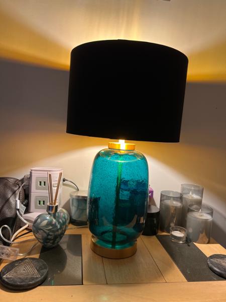 Beautiful glass lamp