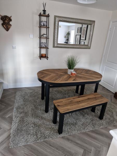 Next 6 seater bench dinning table