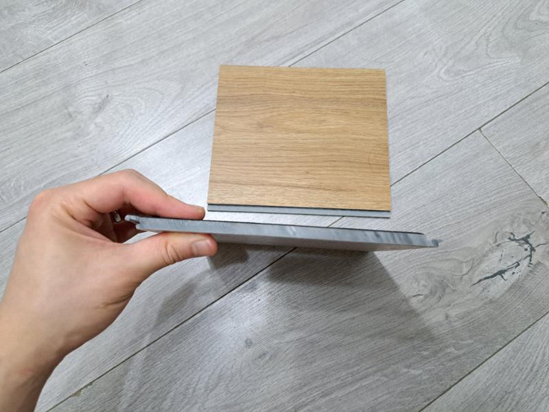Supremo Rigid Core Coral With Built In Underlay 10mm - Sample