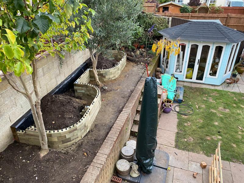 Best decision using Woodblocx to design our raised beds, superb, highly rec
