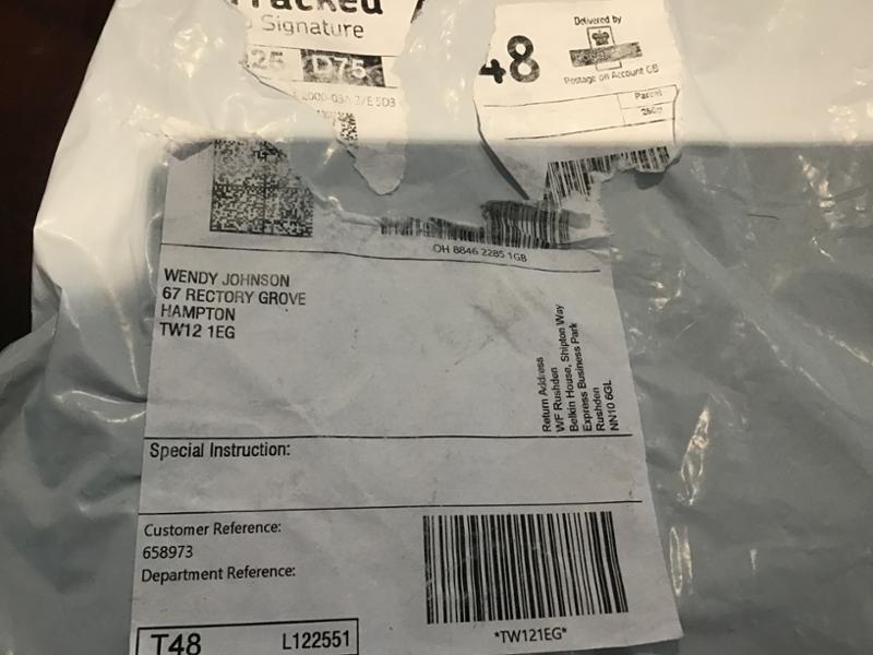 Tracking system did not work. It went to the wrong address.