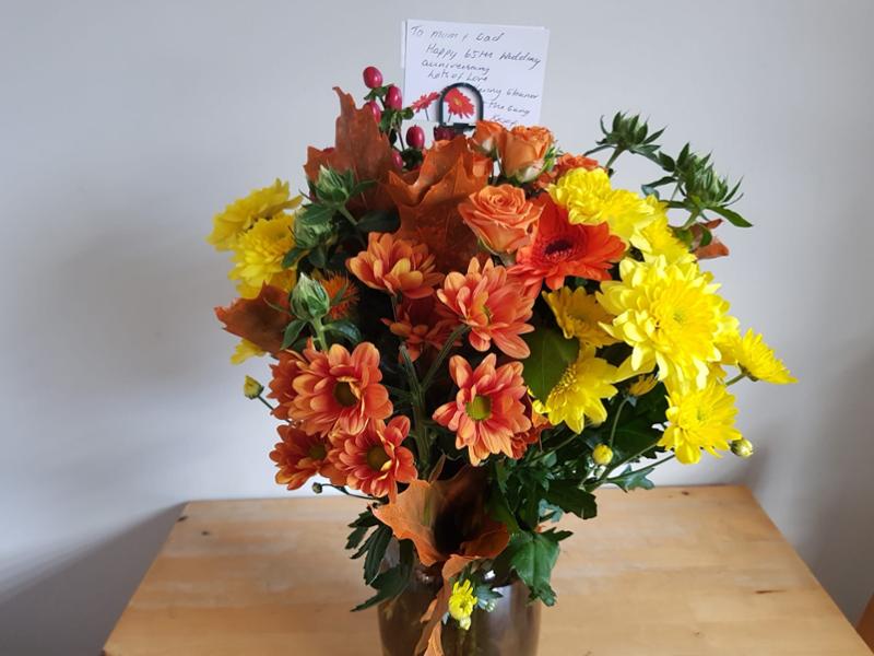 Disappointed with florist.