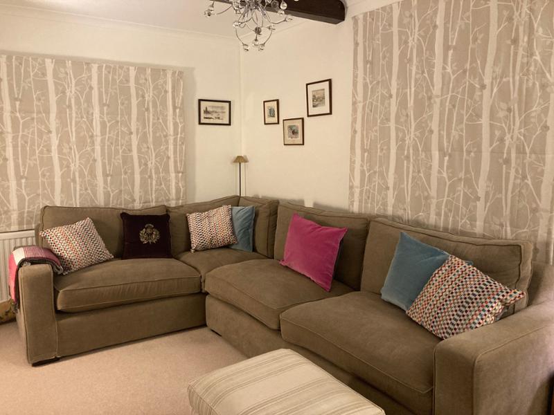 Beautiful soft furnishing accessories to add colour to sofa