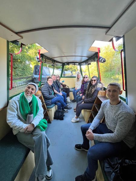 Brilliant fun day out. Very relaxing floating along the canal.