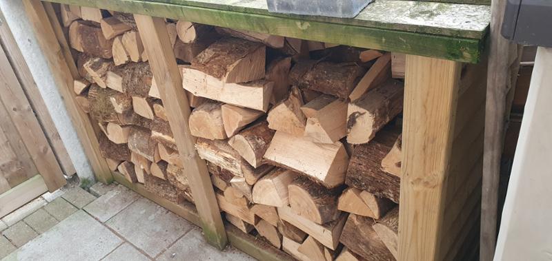 1m3 Kiln Dried Firewood Ash Logs Hardwood Full Crate
