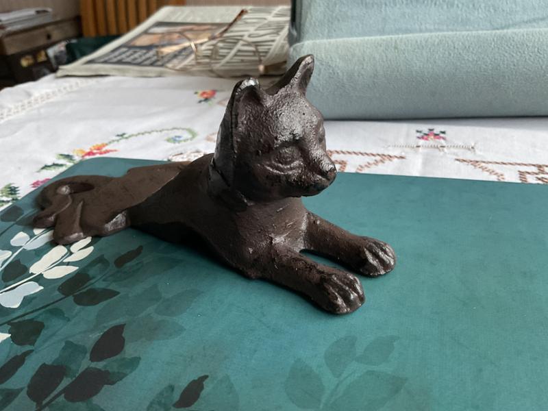 Cast iron door stops.