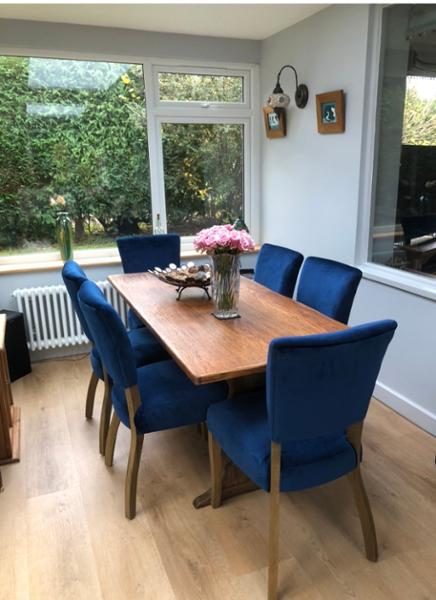 Easy to order was kept informed of my order and love love love the chairs