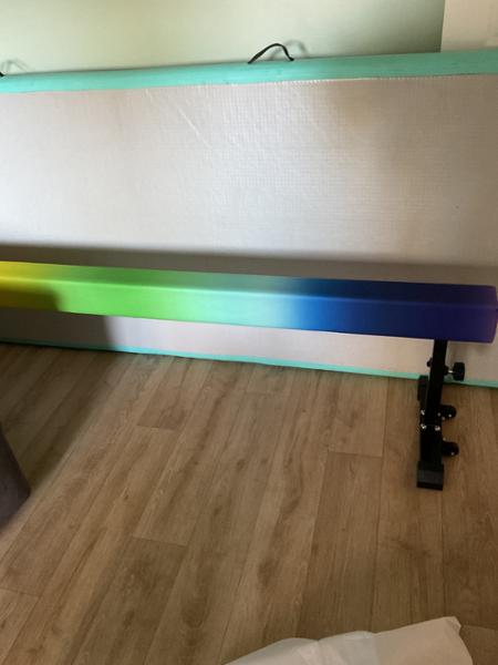 Cannons UK 8ft Solid Gymnastic Beams, now with adjustable legs