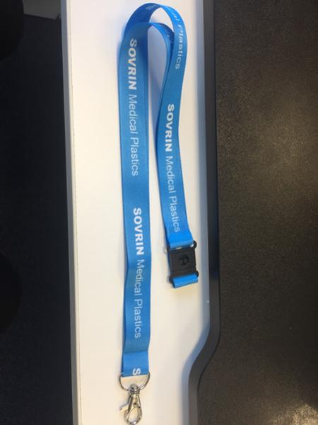 Design 1 - 20mm Full Colour Bespoke Printed Recycled Lanyard