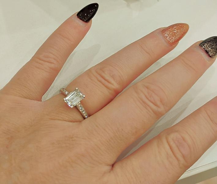 Amazing service and my ring is beautiful