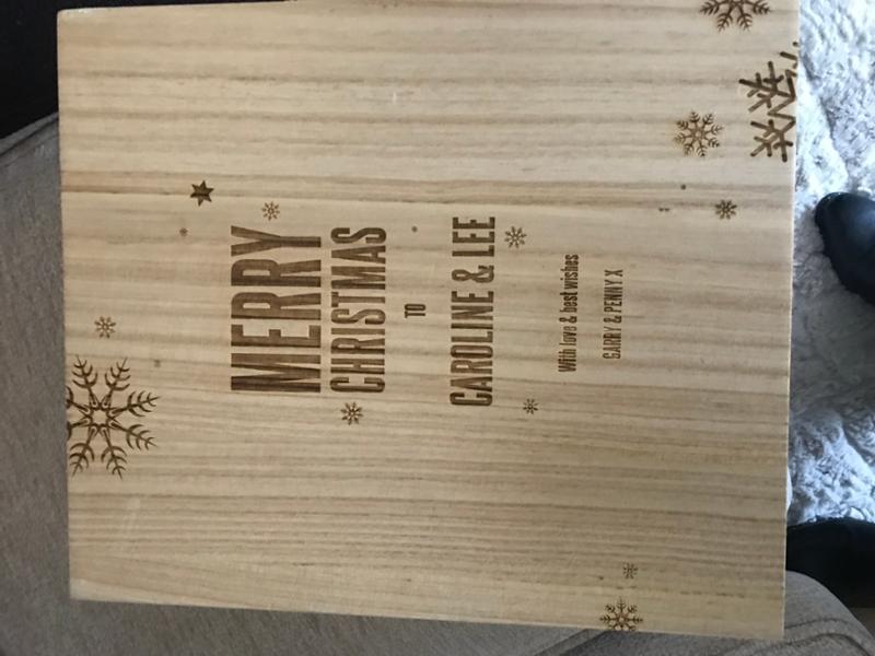 Christmas Wine Box