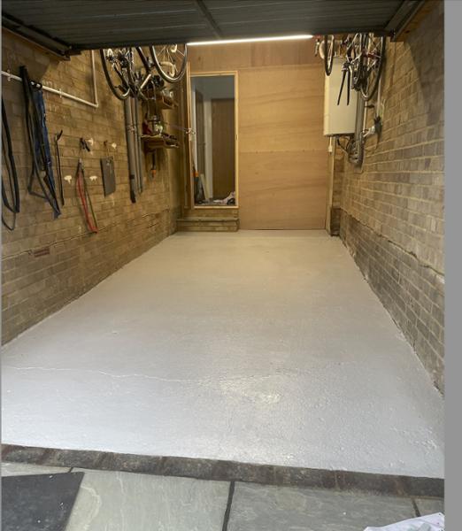 I now have a professional garage floor