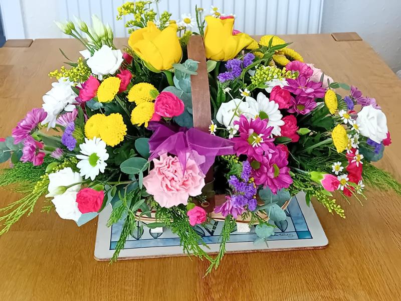 Basket of flowers