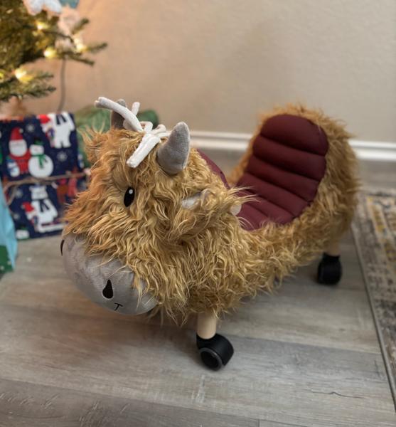 Hubert Highland Cow Ride On Toy