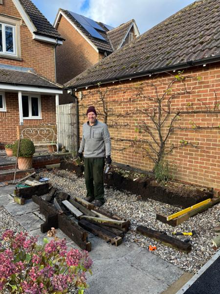 Doubling up- extending an existing bed.