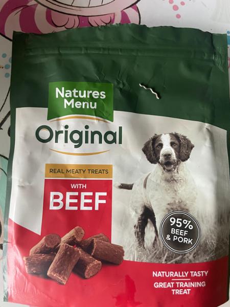 Mental piece in packet of dog treats