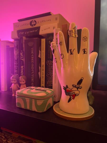 Tattoo Hand Jewellery Holder