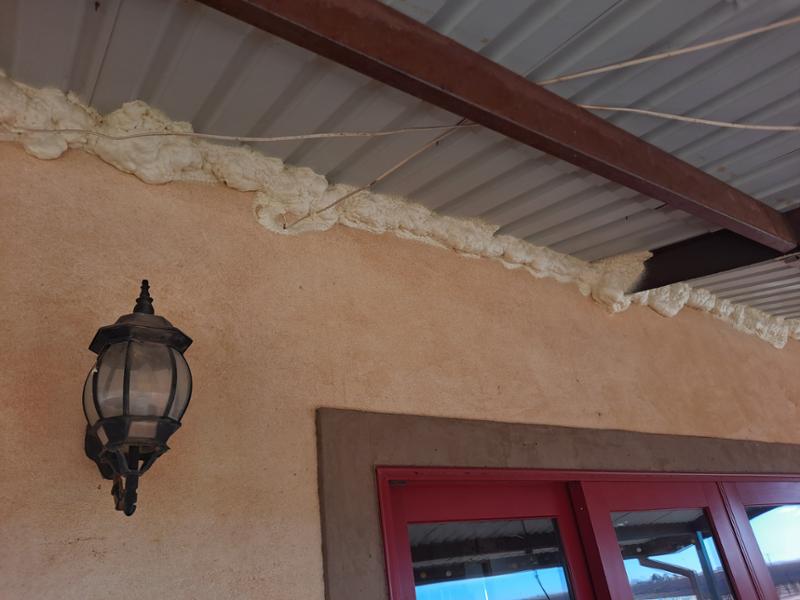 Eave sealing before installing soffit