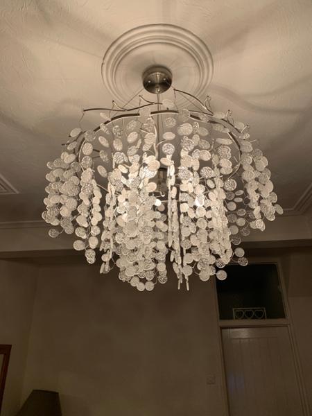 A  beautiful statement chandelier