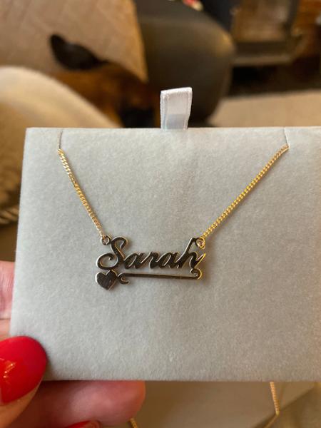 Stunning name necklace