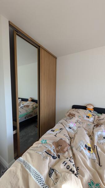 SpacePro Oak & Mirror 'Classic'  Sliding Wardrobe Door and Track Kits (many sizes)