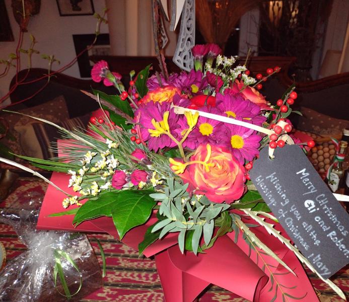 Vibrant Christmas flowers