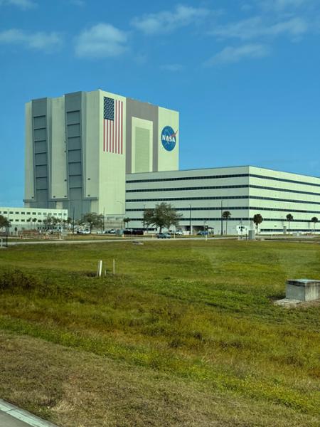 Listen carefully… KSC (Kennedy Space Center) not KFC